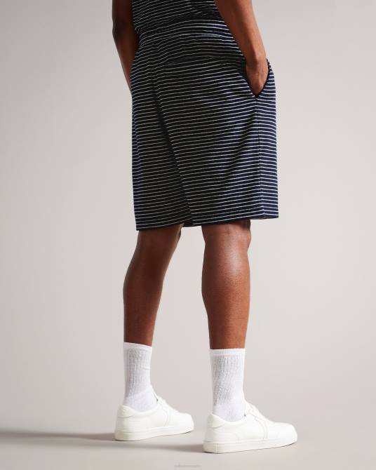 Ted Baker hombres 2ZFP1728 ropa shorts sydner de toalla con cordón Armada