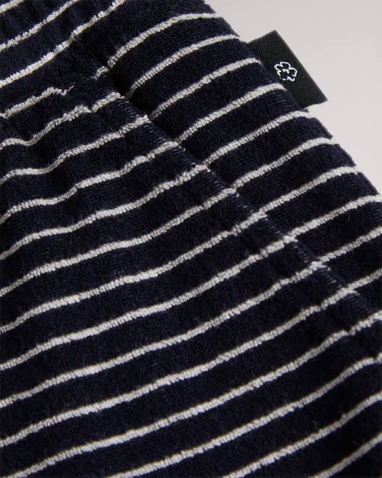 Ted Baker hombres 2ZFP1728 ropa shorts sydner de toalla con cordón Armada