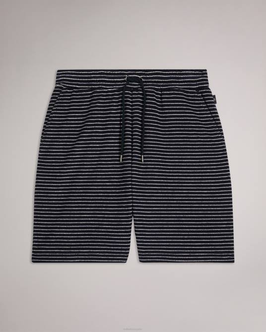 Ted Baker hombres 2ZFP1728 ropa shorts sydner de toalla con cordón Armada