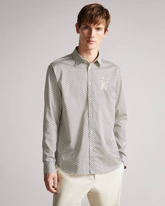 Ted Baker hombres 2ZFP1701 ropa camisa mcbane mib running hombre desnudo