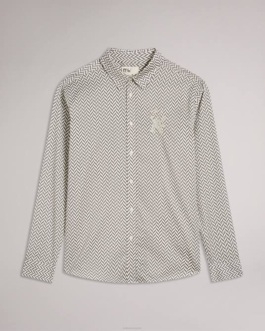 Ted Baker hombres 2ZFP1701 ropa camisa mcbane mib running hombre desnudo