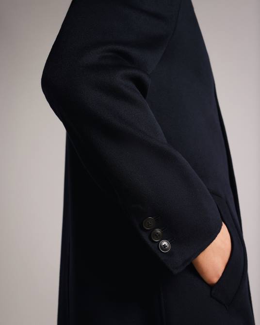 Ted Baker hombres 2ZFP1635 ropa abrigo de lana powpow Armada