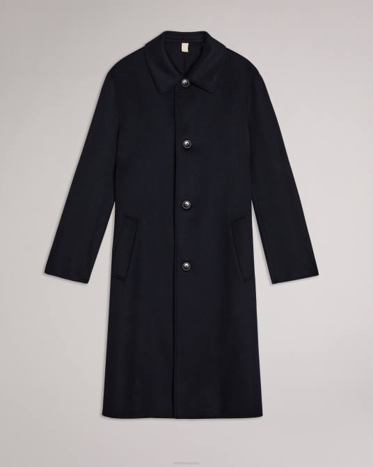 Ted Baker hombres 2ZFP1635 ropa abrigo de lana powpow Armada