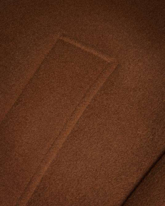 Ted Baker hombres 2ZFP1672 ropa abrigo con solapa de pico marrón claro