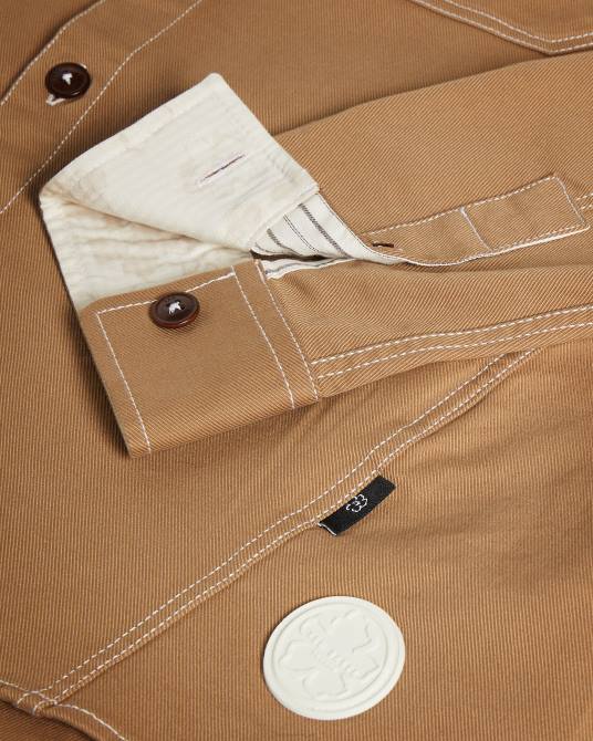 Ted Baker hombres 2ZFP1679 ropa chaqueta de sarga leytun broncearse