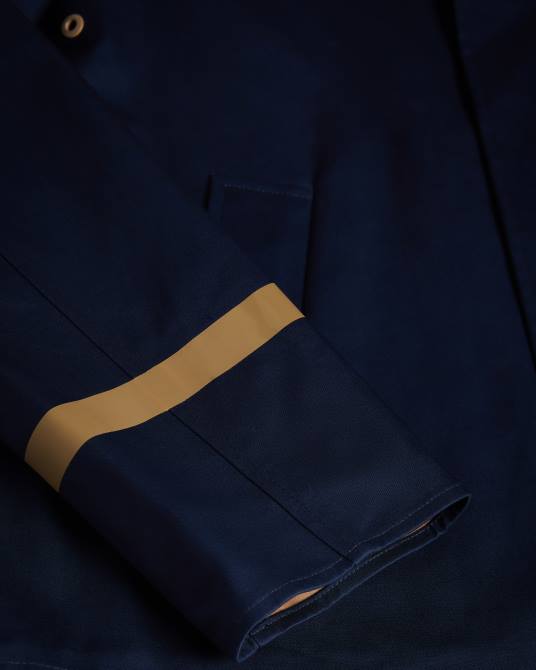 Ted Baker hombres 2ZFP1680 ropa Mac de unión corta eabot azul marino oscuro