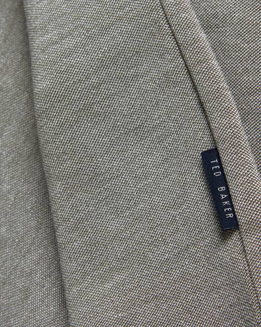 Ted Baker hombres 2ZFP1659 ropa polo frend ss con cuello tejido caqui