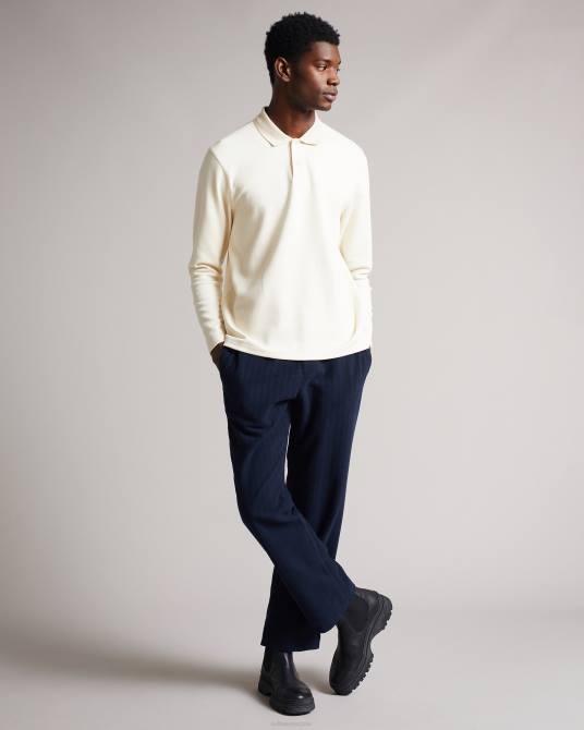 Ted Baker hombres 2ZFP1714 ropa polo baddow de sarga de punto natural