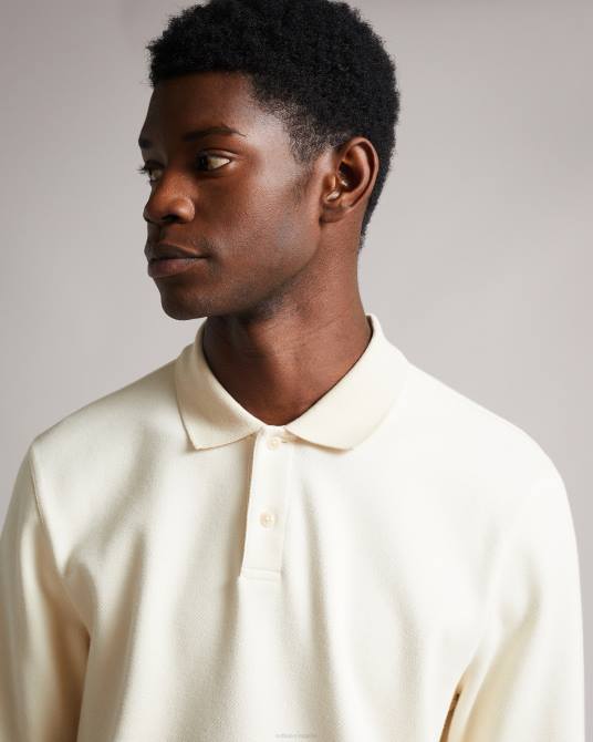 Ted Baker hombres 2ZFP1714 ropa polo baddow de sarga de punto natural