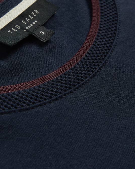 Ted Baker hombres 2ZFP1637 ropa camiseta manga corta helpa Armada