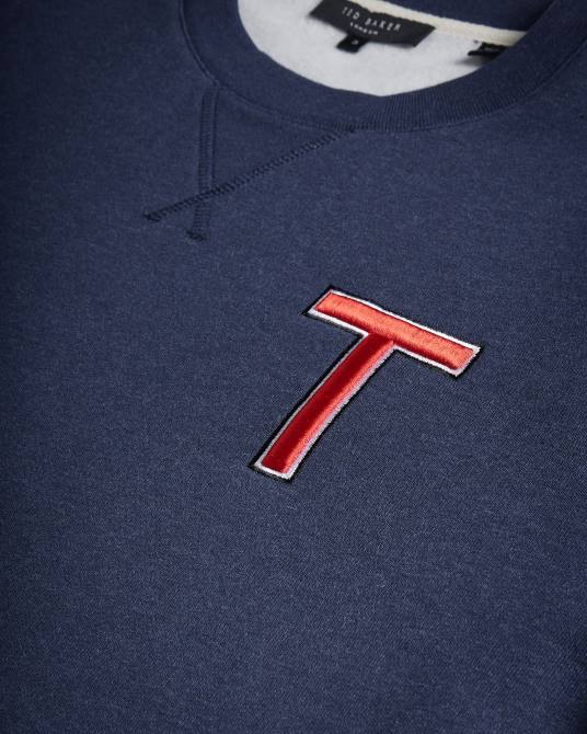 Ted Baker hombres 2ZFP1661 ropa sudadera welloe ls varsity t Armada