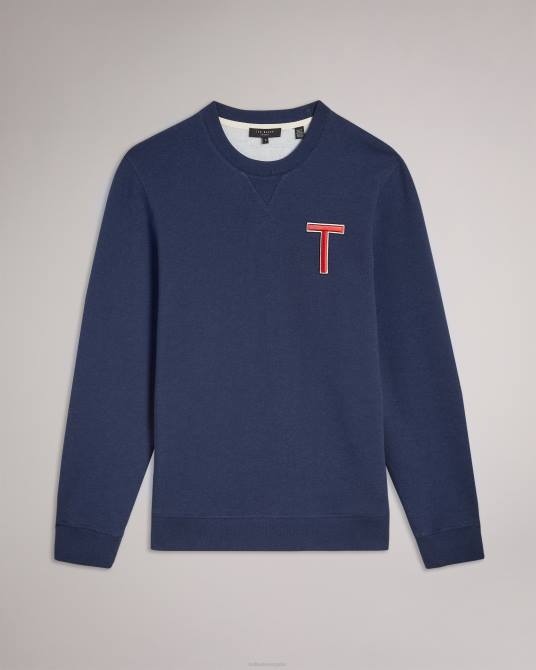 Ted Baker hombres 2ZFP1661 ropa sudadera welloe ls varsity t Armada