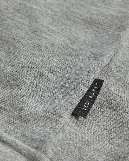 Ted Baker hombres 2ZFP1663 ropa camiseta manga corta helpa marga gris