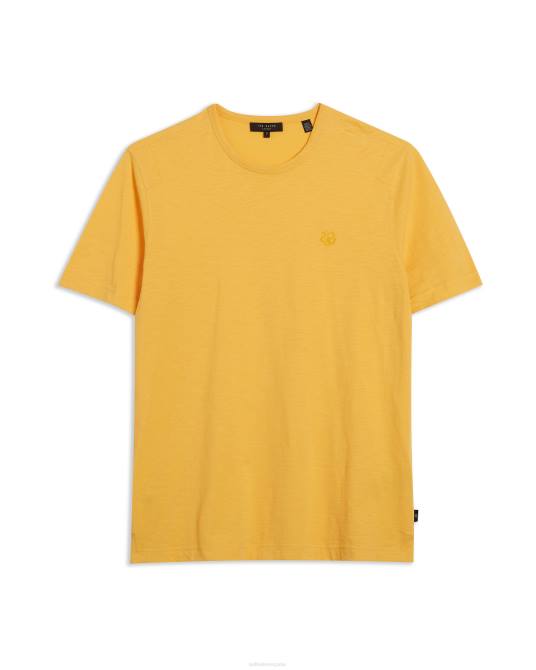Ted Baker hombres 2ZFP1702 ropa camiseta manga corta linver amarillo medio