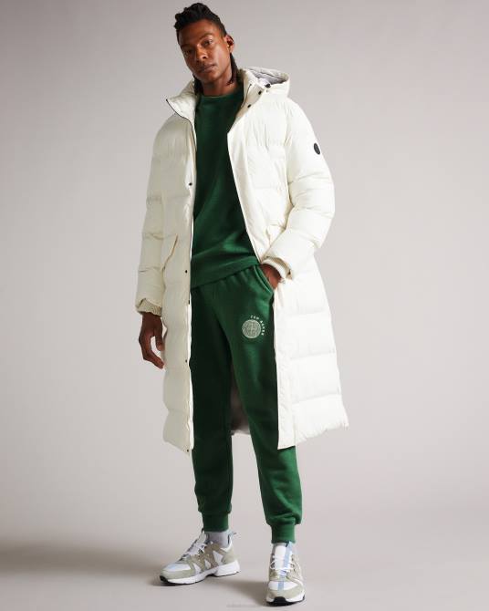 Ted Baker hombres 2ZFP1722 ropa suéter de corte relajado y manga corta Shandon verde oscuro