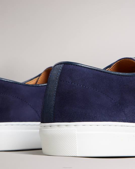 Ted Baker hombres 2ZFP1854 zapatos zapatos híbridos de gamuza kantens Armada