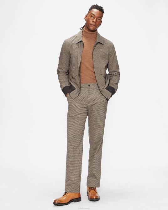 Ted Baker hombres 2ZFP1797 zapatos botas wadelan de cuero con cordones broncearse