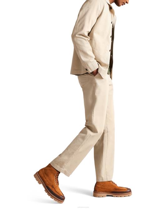 Ted Baker hombres 2ZFP2070 zapatos Bota mocasín con suela gruesa de ante jarnno broncearse