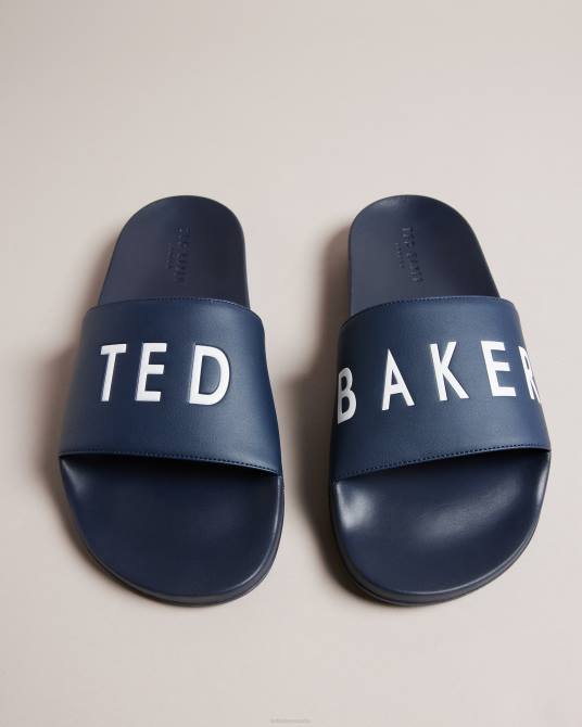 Ted Baker hombres 2ZFP1828 zapatos deslizadores con logo de auly Armada