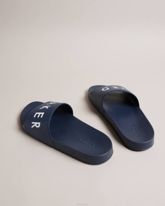 Ted Baker hombres 2ZFP1828 zapatos deslizadores con logo de auly Armada