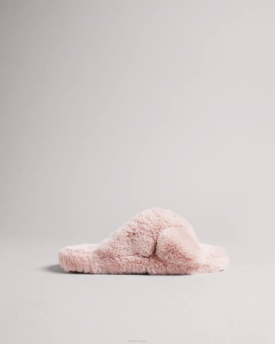 Ted Baker hombres 2ZFP923 zapatos pantuflas de piel sintética Rosado oscuro