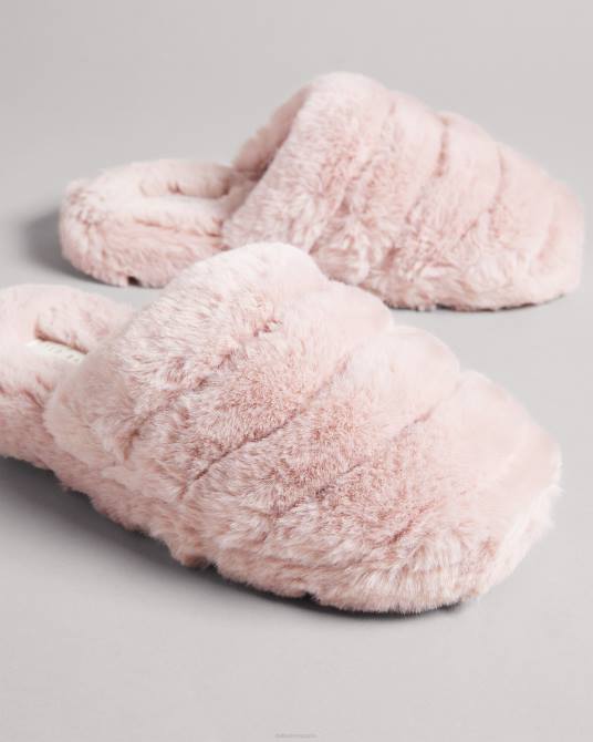 Ted Baker hombres 2ZFP930 zapatos pantuflas lopsey de piel sintética Rosado oscuro