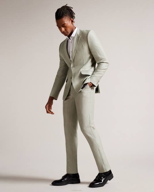 Ted Baker hombres 2ZFP1793 zapatos zapatos monje de cuero elvan negro