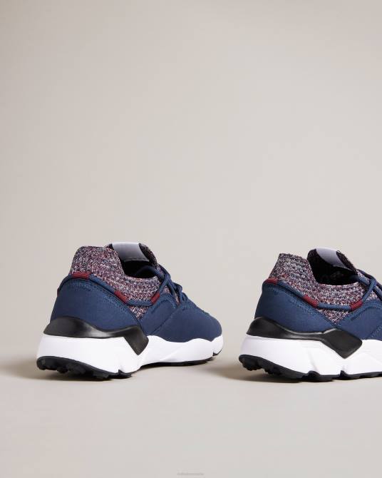 Ted Baker hombres 2ZFP1802 zapatos zapatillas de punto markyy Armada