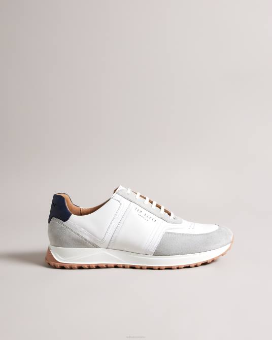 Ted Baker hombres 2ZFP1822 zapatos Deportivas frayney de piel y ante Armada