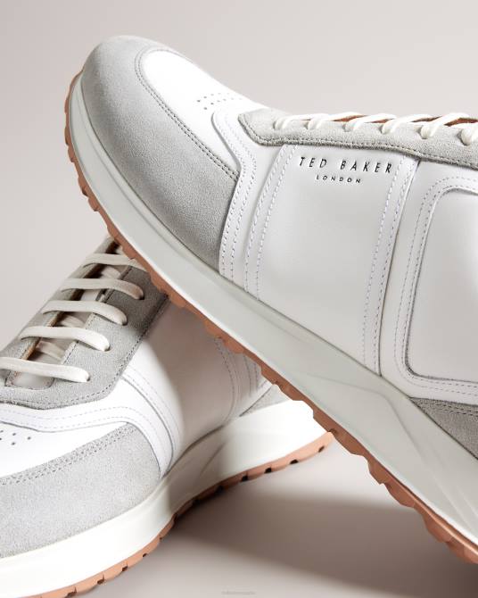 Ted Baker hombres 2ZFP1822 zapatos Deportivas frayney de piel y ante Armada