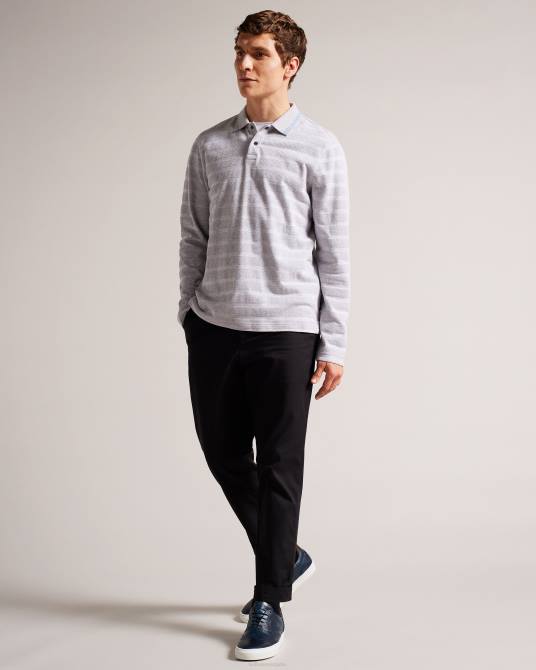 Ted Baker hombres 2ZFP1864 zapatos zapatos brogue híbridos de cuero bruñido dentton azul medio