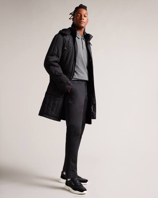 Ted Baker hombres 2ZFP1869 zapatos zapatillas cecyle de piel negro