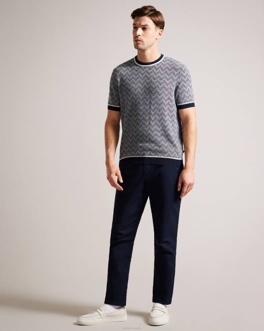 Ted Baker hombres 2ZFP1886 zapatos Híbrido híbrido de zapatillas y mocasines de cuero piedra