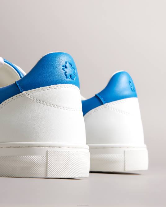 Ted Baker hombres 2ZFP2022 zapatos zapatillas barkerl de piel y ante azul