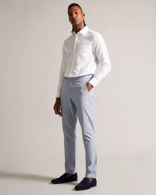 Ted Baker hombres 2ZFP1840 zapatos mocasines adlerrs de ante Armada