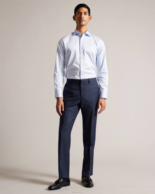 Ted Baker hombres 2ZFP1853 zapatos Mocasines de cuero elegante con herrajes de marca. negro