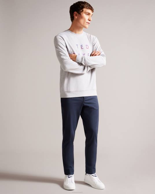 Ted Baker hombres 2ZFP1836 zapatos zapatilla triloba sencilla con cordones blanco rojo