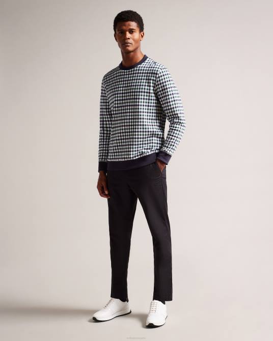 Ted Baker hombres 2ZFP1866 zapatos zapatillas frayne de piel saffiano blanco