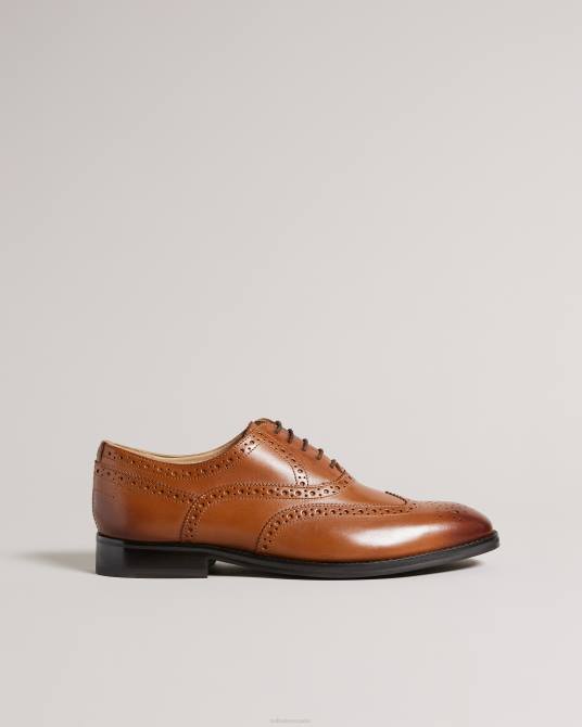 Ted Baker hombres 2ZFP1844 zapatos zapatos brogue amaiss formales de piel broncearse