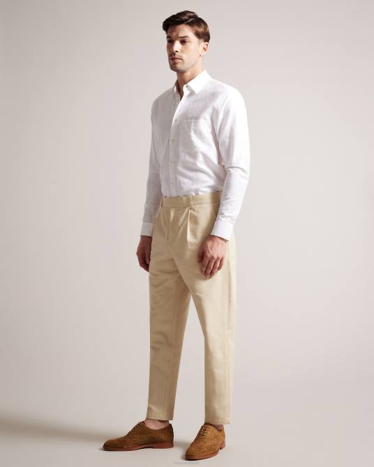 Ted Baker hombres 2ZFP1849 zapatos zapatos brogue formales de ante ammais broncearse