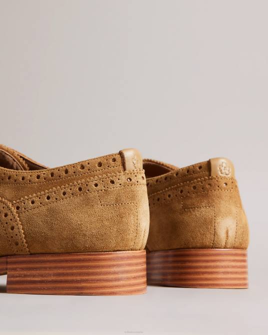 Ted Baker hombres 2ZFP1849 zapatos zapatos brogue formales de ante ammais broncearse