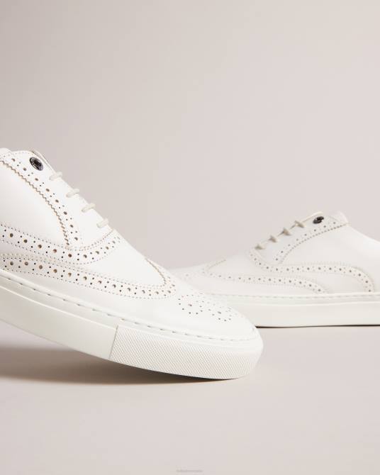 Ted Baker hombres 2ZFP1855 zapatos zapatos brogue híbridos de cuero bruñido dentton natural