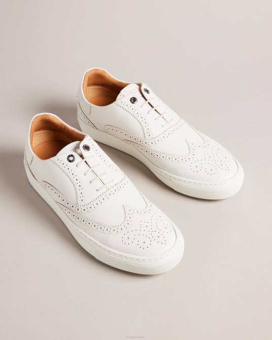 Ted Baker hombres 2ZFP1855 zapatos zapatos brogue híbridos de cuero bruñido dentton natural