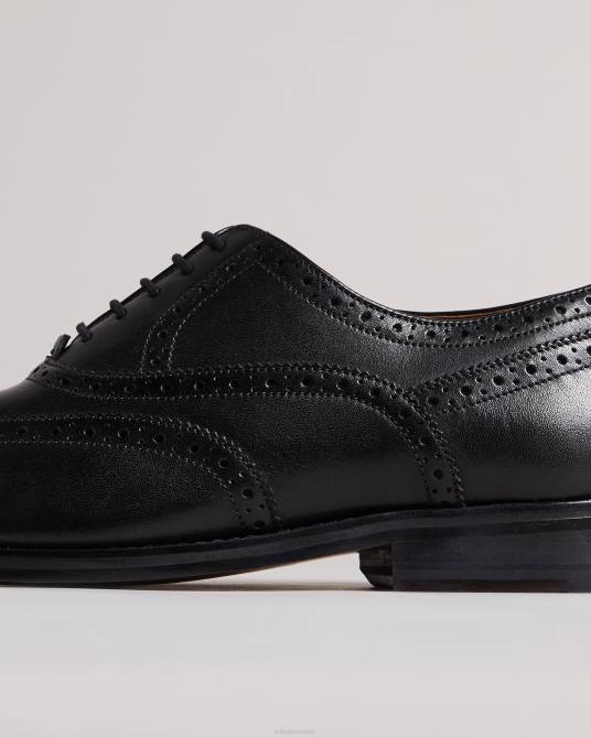 Ted Baker hombres 2ZFP1857 zapatos zapatos brogue amaiss formales de piel negro