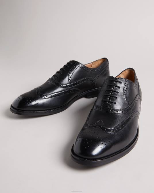 Ted Baker hombres 2ZFP1857 zapatos zapatos brogue amaiss formales de piel negro