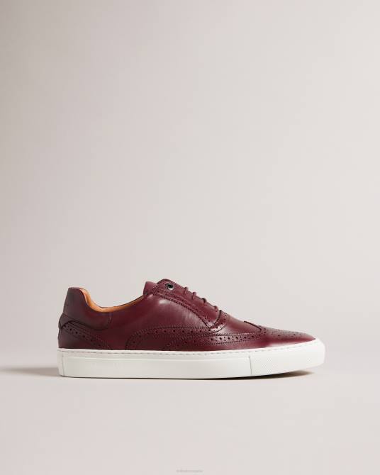 Ted Baker hombres 2ZFP1876 zapatos zapatos brogue híbridos de cuero bruñido dentton sangre de buey