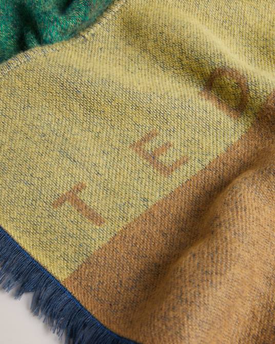 Ted Baker mujer 2ZFP1034 accesorios poncho con hebilla sufia azul oscuro