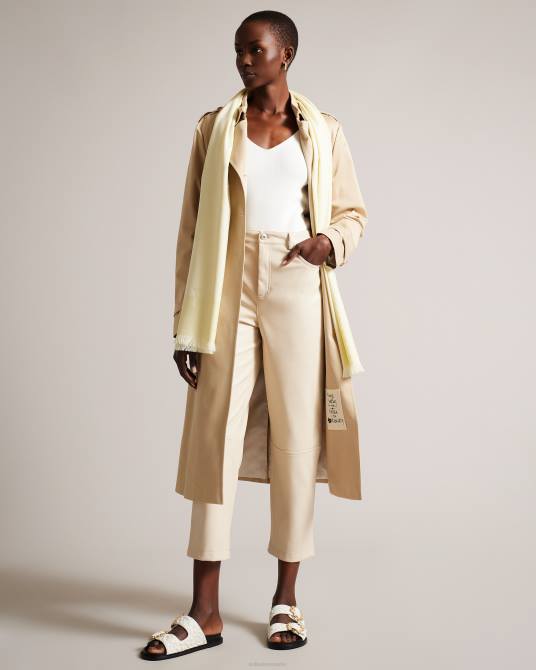 Ted Baker mujer 2ZFP1097 accesorios bufanda larga esteli amarillo claro