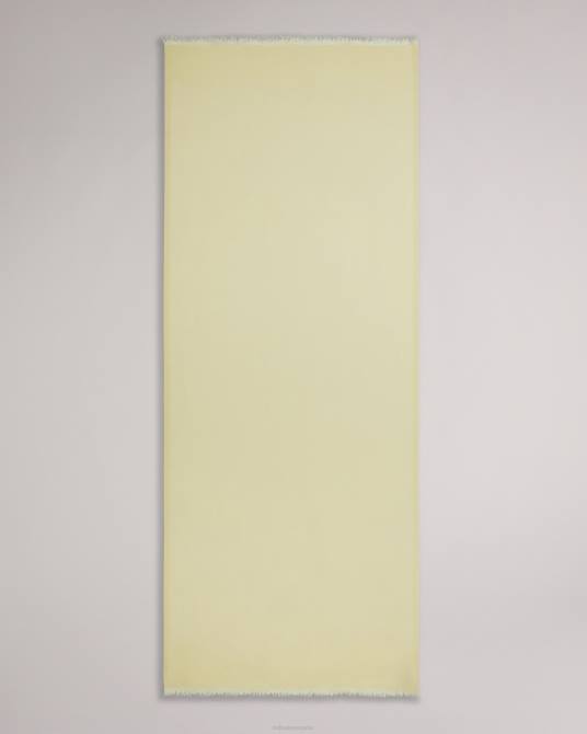 Ted Baker mujer 2ZFP1097 accesorios bufanda larga esteli amarillo claro