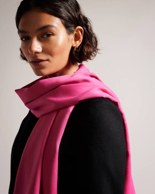 Ted Baker mujer 2ZFP1116 accesorios bufanda larga esteli rosa